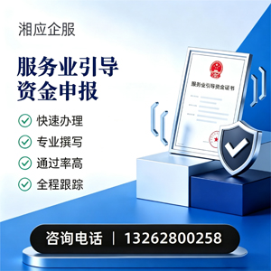 蚌埠服务业引导资金申报服务