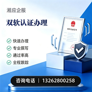 蚌埠双软认证申报服务