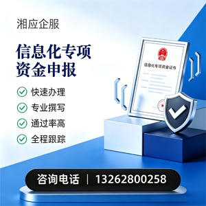 蚌埠信息化专项资金申报服务
