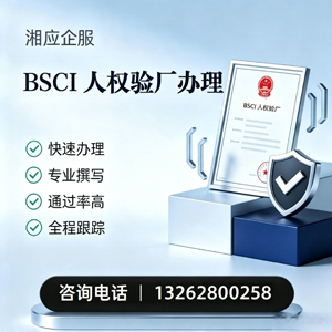 蚌埠BSCI人权验厂申请服务